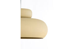 Hanging lamp Ø39x20 cm NEIVA matt brown-grey