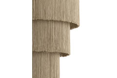 Hanging lamp 3L Ø45x50 cm MALAIKA taupe