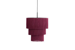Hanging lamp 3L Ø45x50 cm MALAIKA dark purple