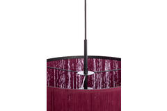 Hanging lamp 3L Ø45x50 cm MALAIKA dark purple