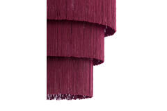 Hanging lamp 3L Ø45x50 cm MALAIKA dark purple