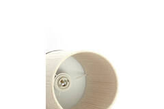 Hanglamp 3L Ø35x32 cm DANIALO hout print d bruin+touw crème