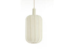 Hanging lamp 3L 80x21x34 cm TUFIA linen cream