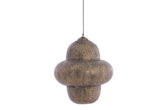 Hanging lamp Ø53x63,5 cm RYOTA brown gold
