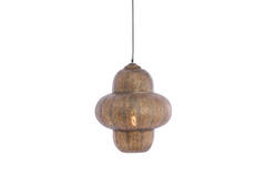 Hanging lamp Ø42x50,5 cm RYOTA brown gold