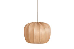 Lámpara colgante Ø60x45 cm SAVINA crema