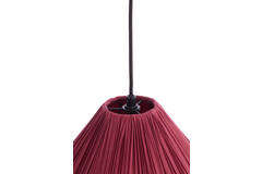 Hanging lamp Ø31x38 cm VERITA burgundy