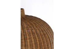 Hanglamp Ø55x40,5 cm MELZOR rotan donker bruin