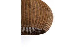 Hanglamp Ø55x40,5 cm MELZOR rotan donker bruin