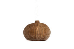 Hanglamp Ø55x40,5 cm MELZOR rotan donker bruin