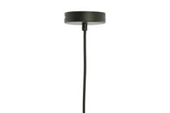 Hanglamp Ø45x32 cm MELZOR rotan donker bruin