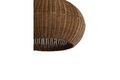 Hanglamp Ø45x32 cm MELZOR rotan donker bruin