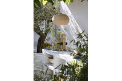 Hanglamp Ø45x32 cm MELZOR rotan naturel