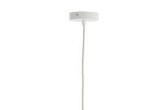Hanging lamp Ø40x26 cm TIFFANY raffia natural+cream