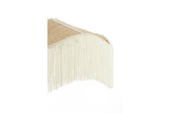 Hanging lamp Ø40x26 cm TIFFANY raffia natural+cream