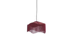 Hanging lamp Ø40x26 cm TIFFANY velvet burgundy