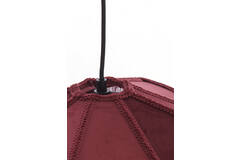 Hanging lamp Ø40x26 cm TIFFANY velvet burgundy