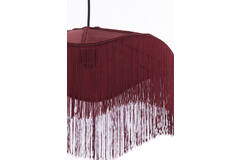 Hanging lamp Ø40x26 cm TIFFANY velvet burgundy