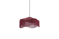 Hanging lamp Ø50x28 cm TIFFANY velvet burgundy