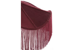 Hanging lamp Ø50x28 cm TIFFANY velvet burgundy