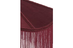 Hanging lamp Ø50x28 cm TIFFANY velvet burgundy