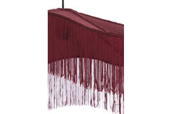 Hanging lamp Ø50x28 cm TIFFANY velvet burgundy