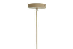 Hanging lamp Ø49x25 cm MIRELYS natural+olive green