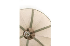 Hanging lamp Ø49x25 cm MIRELYS natural+olive green