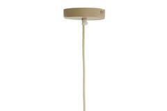 Hanging lamp Ø61x30 cm MIRELYS natural+olive green