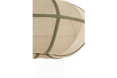 Hanging lamp Ø61x30 cm MIRELYS natural+olive green