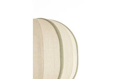 Hanging lamp Ø40x30 cm ESMIRIA natural+olive green