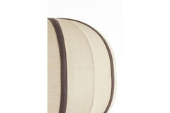 Hanging lamp Ø40x30 cm ESMIRIA natural+dark brown