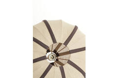 Hanging lamp Ø40x30 cm ESMIRIA natural+dark brown