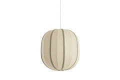 Hanging lamp Ø51x48 cm ESMIRIA natural+olive green