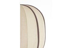 Hanging lamp Ø51x48 cm ESMIRIA natural+dark brown