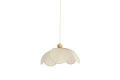 Hanging lamp Ø50x28 cm LAVRIRIA natural+wood