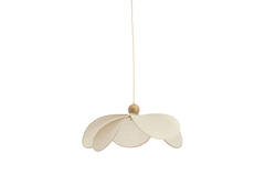 Hanging lamp Ø60x30 cm LAVRIRIA natural+wood