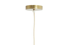 Hanging lamp Ø60x30 cm LAVRIRIA natural+wood
