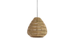 Hanging lamp Ø47x46 cm SOLUNA seagrass natural