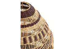 Hanging lamp Ø47x46 cm SOLUNA seagrass natural+brown