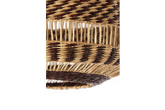 Hanging lamp Ø47x46 cm SOLUNA seagrass natural+brown