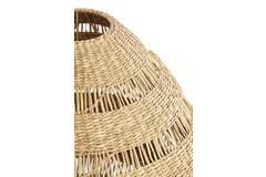 Hanging lamp Ø56x55 cm SOLUNA seagrass natural
