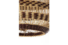 Hanging lamp Ø56x55 cm SOLUNA seagrass natural+brown
