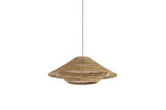 Hanging lamp Ø80x30 cm OWANA seagrass natural