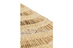 Hanging lamp Ø80x30 cm OWANA seagrass natural