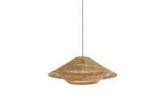 Hanging lamp Ø80x30 cm OWANA seagrass natural