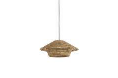Hanging lamp Ø64x26 cm OWANA seagrass natural