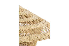 Hanging lamp Ø64x26 cm OWANA seagrass natural