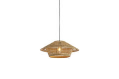 Hanging lamp Ø64x26 cm OWANA seagrass natural
