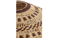 Hanging lamp Ø64x26 cm OWANA seagrass natural+brown